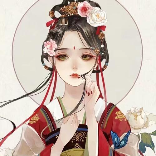 古风网红吃瓜图片大全